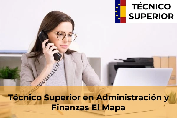 Técnico Superior en Administración y Finanzas en El Mapa