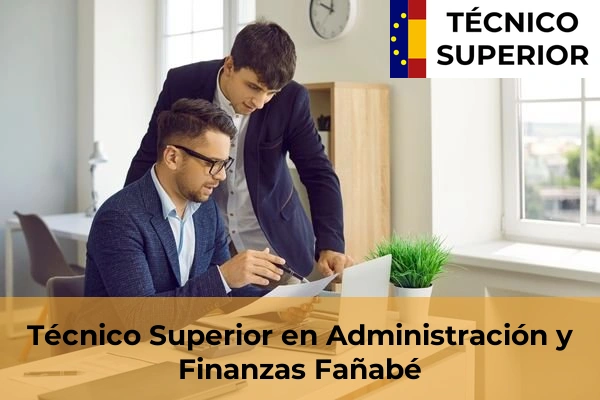 Técnico Superior en Administración y Finanzas en Fañabé