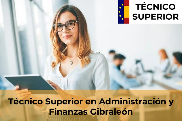 Técnico Superior en Administración y Finanzas en Palos de la Frontera 16 Técnico Superior en Administración y Finanzas en Gibraleón