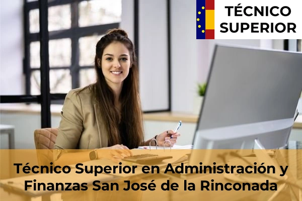 Técnico Superior en Administración y Finanzas en San José de la Rinconada