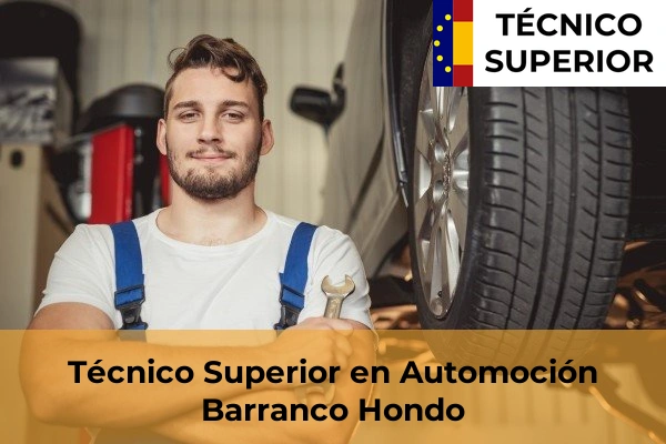 Técnico Superior en Automoción en Barranco Hondo