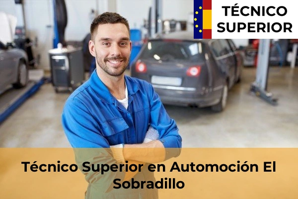 Técnico Superior en Automoción en El Sobradillo