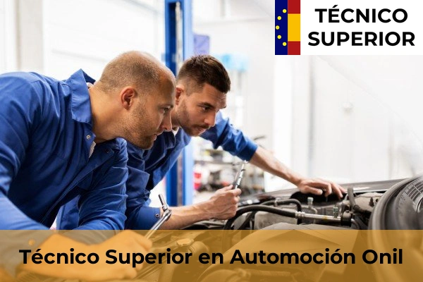 Técnico Superior en Automoción en Castell de Castells 59 Técnico Superior en Automoción en Onil