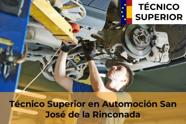 Técnico Superior en Automoción en San José de la Rinconada