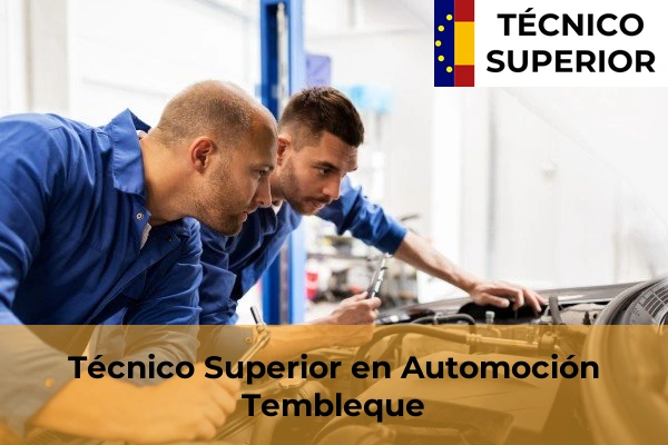 Técnico Superior en Automoción en Tembleque