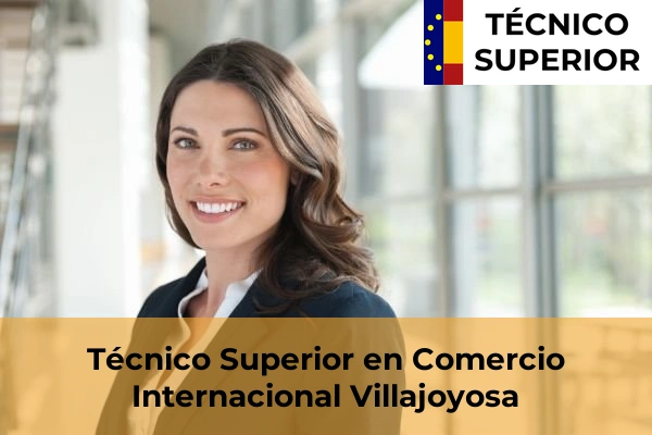 Técnico Superior en Comercio Internacional en Castalla 84 Técnico Superior en Comercio Internacional en Villajoyosa
