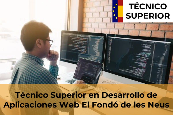 Técnico Superior en Desarrollo de Aplicaciones Web en El Fondó de les Neus