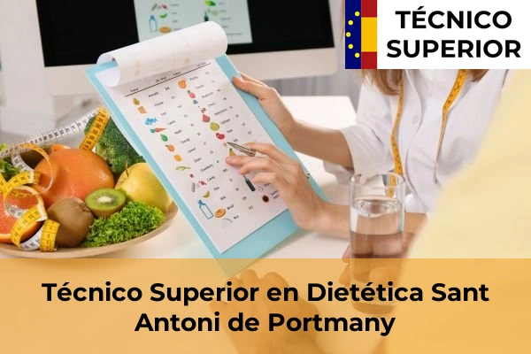 Técnico Superior en Dietética en Sant Antoni de Portmany
