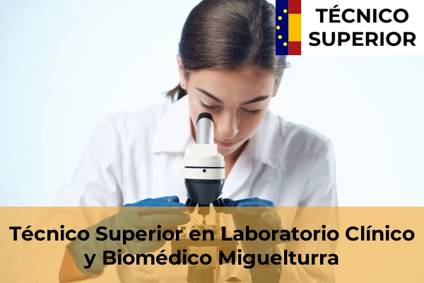 Técnico Superior en Laboratorio Clínico y Biomédico en Pedro Muñoz 15 Técnico Superior en Laboratorio Clínico y Biomédico en Miguelturra