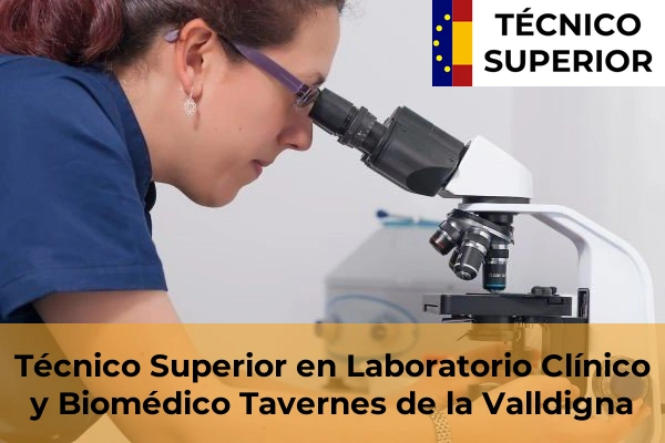 Técnico Superior en Laboratorio Clínico y Biomédico en San Antonio de Benagéber 179 Técnico Superior en Laboratorio Clínico y Biomédico en Tavernes de la Valldigna