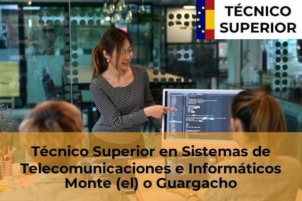 Técnico Superior en Sistemas de Telecomunicaciones e Informáticos en Barranco Grande 38 Técnico Superior en Sistemas de Telecomunicaciones e Informáticos en Monte (el) o Guargacho